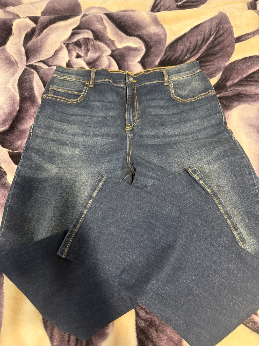 Place kids Dark Blue Denim Jeans with Contrast Stitching